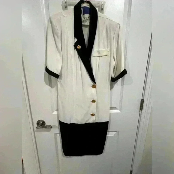 Vintage Michael Blair 80’s Dress Size 7 - Picture 1 of 9